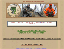 Tablet Screenshot of buffalocountybuck.com